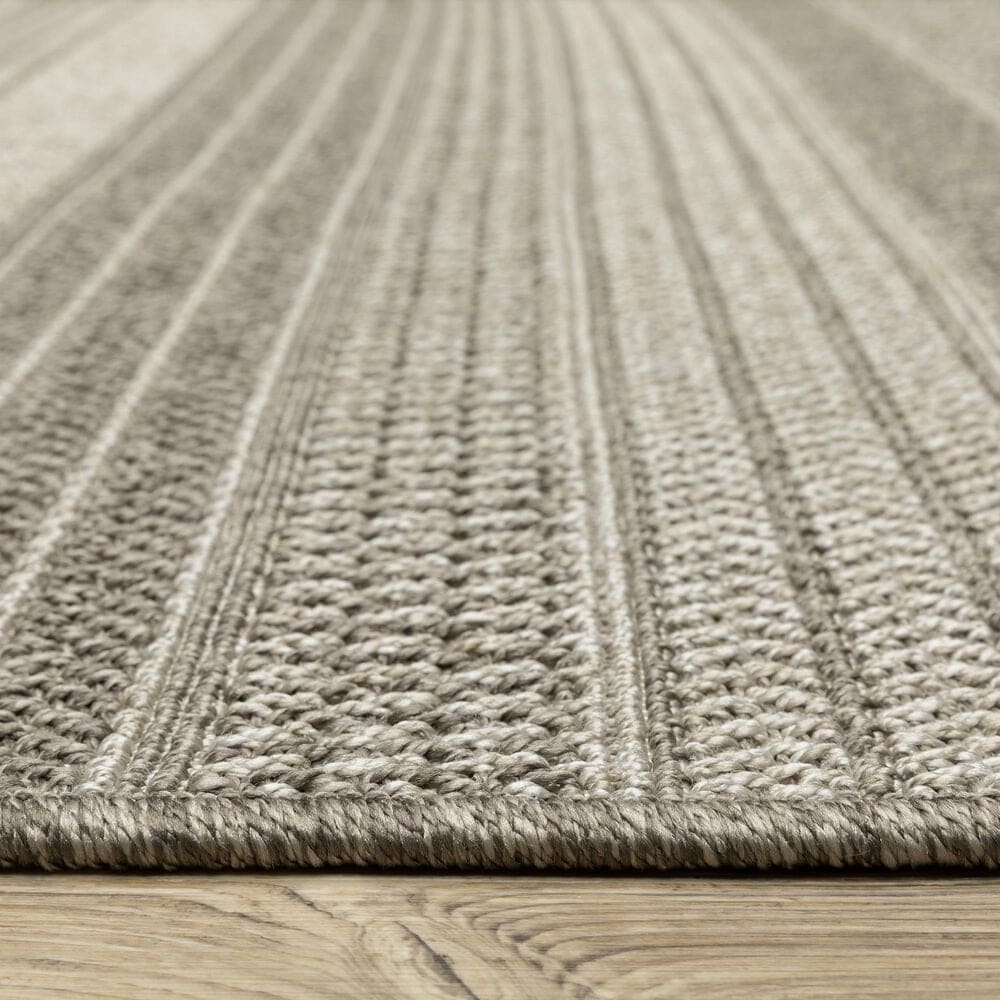 Oriental Weavers Caicos CA06A 5&#39;3&quot; x 7&#39;3&quot; Grey Area Rug, , large
