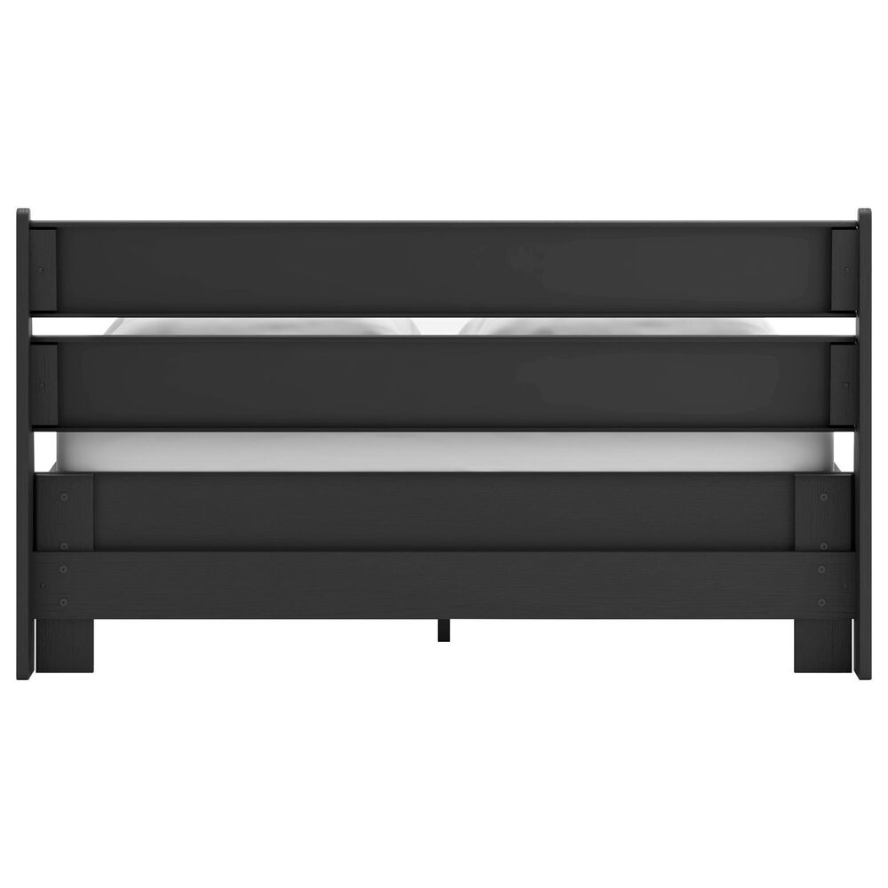 Ashley Socalle Queen Platform Bed in Matte Black, , large