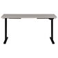 OSP Home Primo 60" Electric Sit Stand Desk in Black and Light Gray, , large
