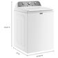Maytag 4.5 Cu. Ft. Top Load Washer with Deep Fill in White, , large