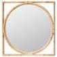 bali & pari Bayan Japandi Rattan Wall Mirror in Natural, , large