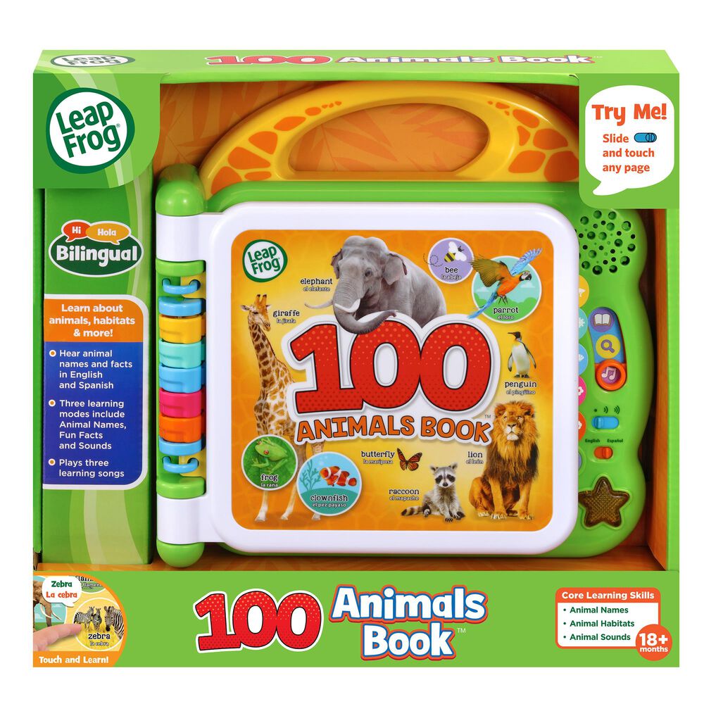 Vtech Toys LeapFrog 100 Animals Book, , large