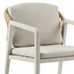 Hearth and Haven Wicker Rattan Woven Patio Dining Chair in Gray (Set of 2), , large
