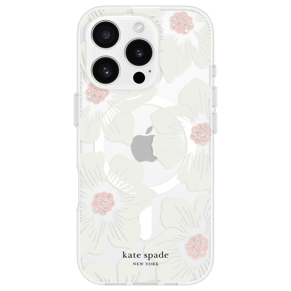 Kate Spade Protective MagSafe Case for Apple iPhone 16 Pro in Hollyhock Floral, , large