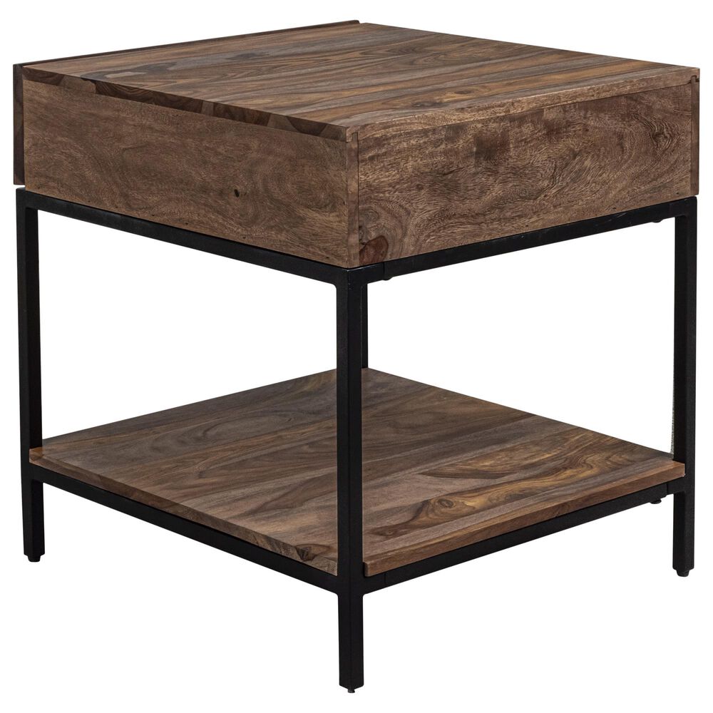 Linden Boulevard Springdale End Table in Brown, , large