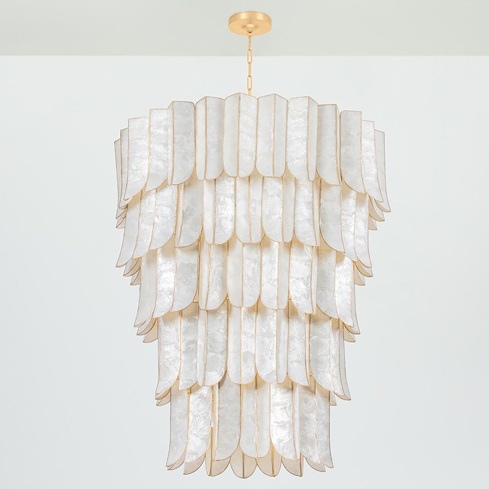 Corbett Lighting Cartagena 27-Light Chandelier in Vintage Gold Leaf, , large