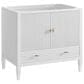 James Martin Vanities Myrrin 36" Vanity in Bright White with 3 cm Parisien Bleu Quartz Top, , large