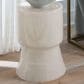 Splendor Living Upland Glass Garden Stool in Cream, , large