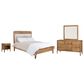 Archbold Furniture Warren 4-Piece Queen Platform Bedroom Set in Harvest, , large