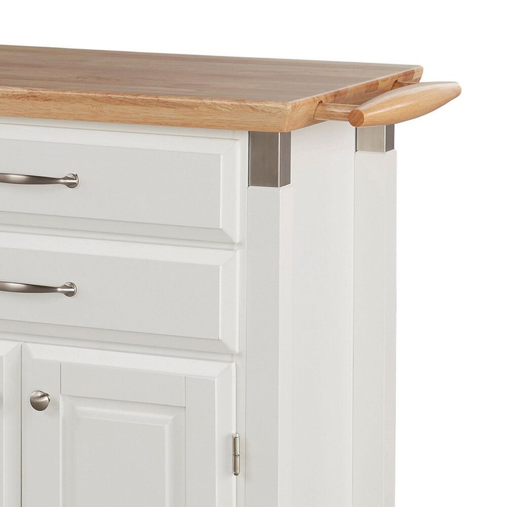Homestyles Dolly Madison Kitchen Cart in Off-White, , large
