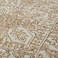 Feizy Belfort Ivory and Brown 12" x 15" Area Rug, , large