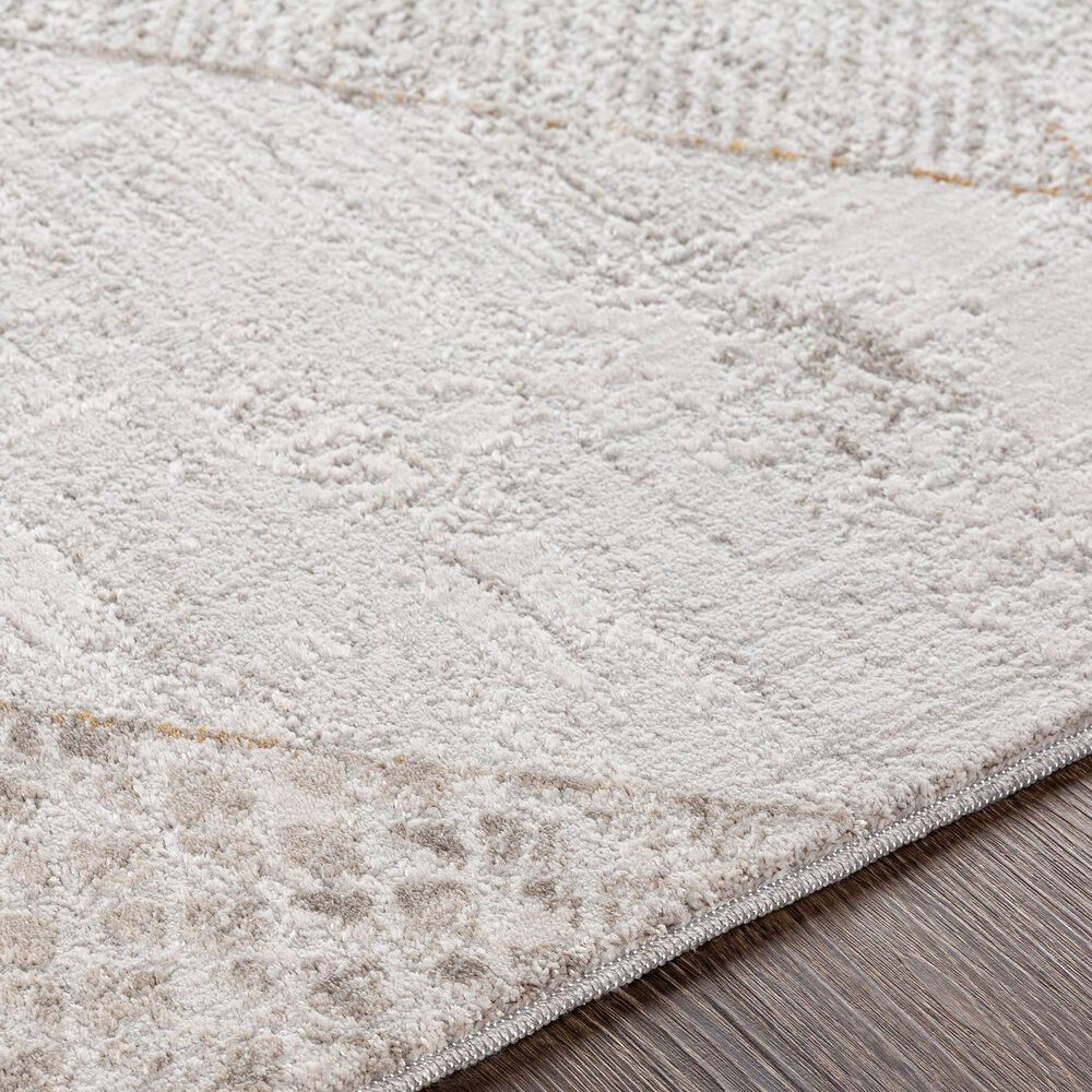 Surya Carmel  9&#39; x 12&#39; White, Ivory, Gray and Taupe Area Rug, , large