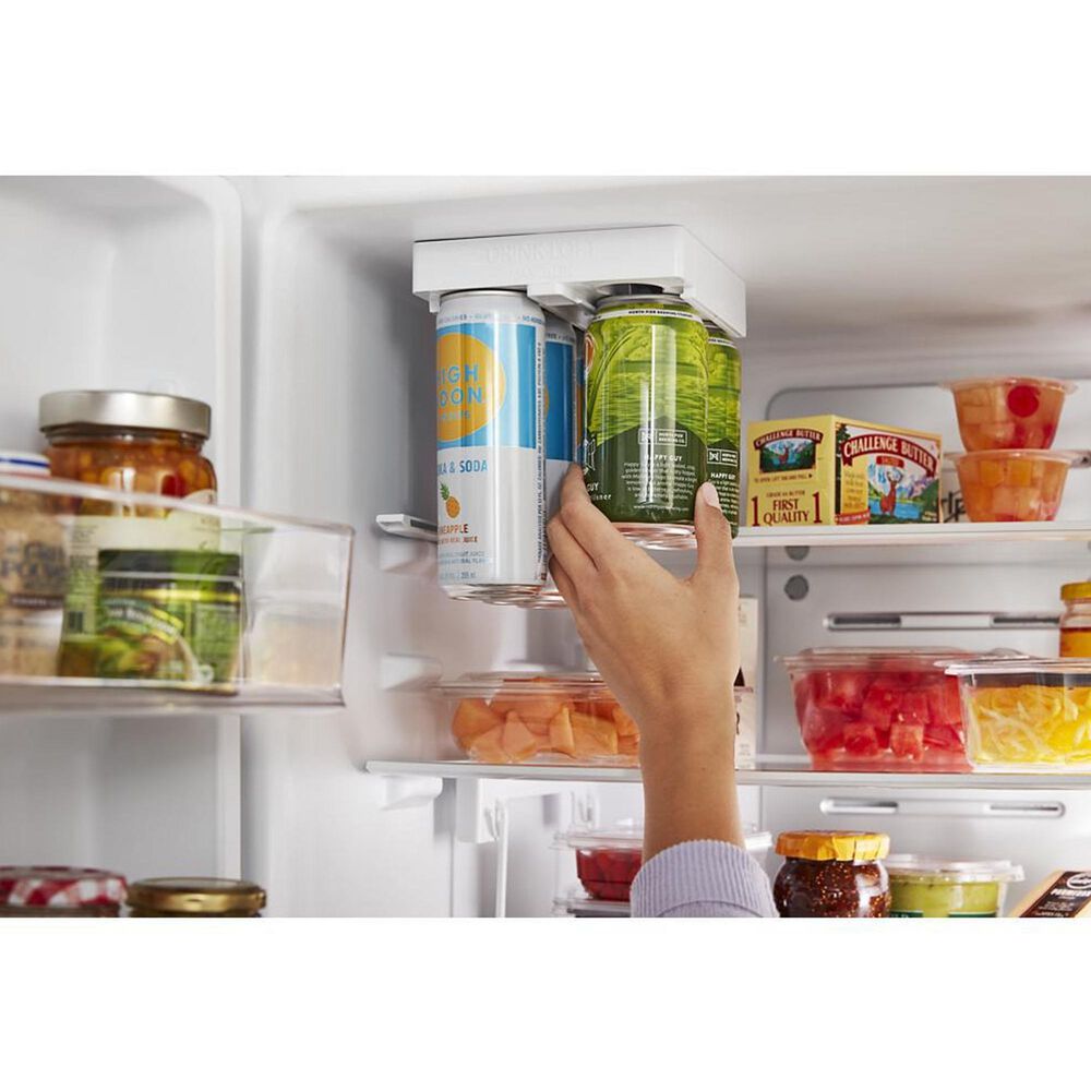 Whirlpool 12.7 Cu. Ft. 24&quot; Wide Bottom-Freezer Refrigerator in Stainless Steel, , large
