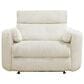 Simeon Collection Radius XL Power Glider Recliner in Mega Ivory, , large