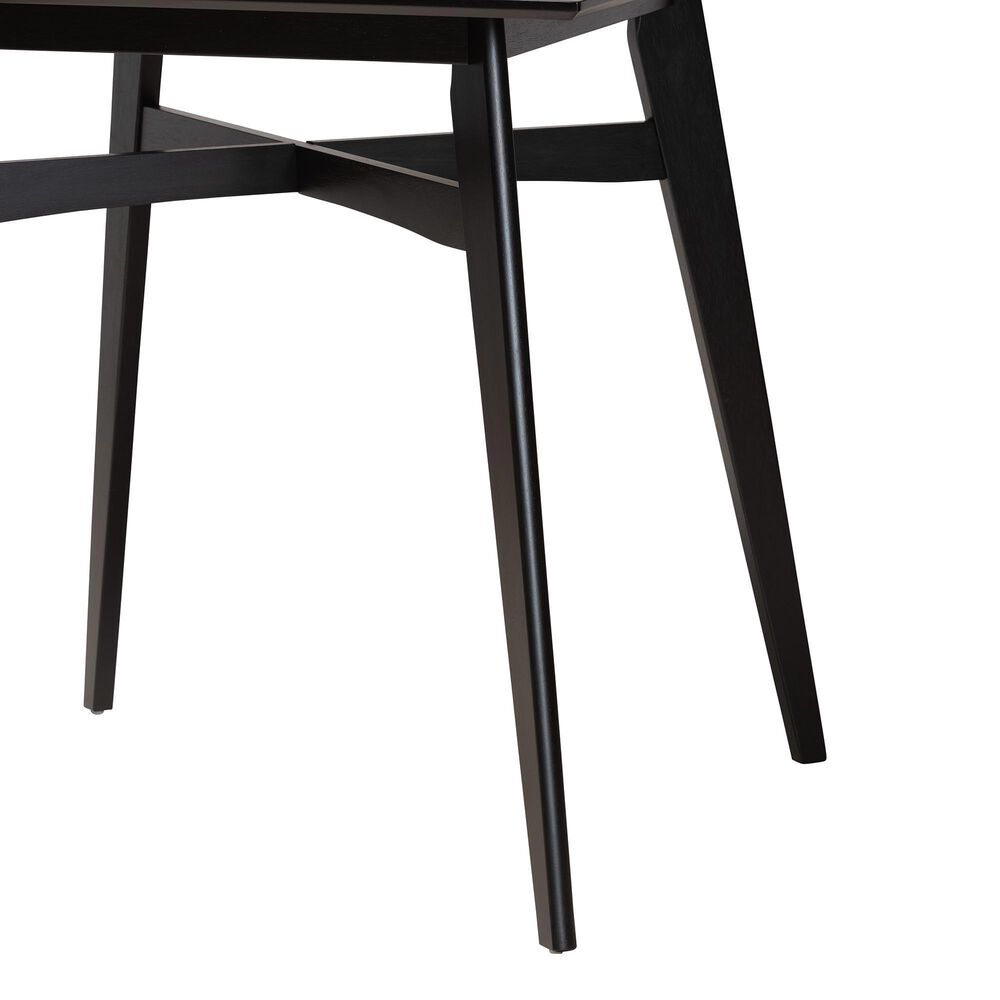 Baxton Studio Leena Counter Height Pub Table in Black, , large