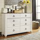 Ashley Willowton 5-Piece King Bedroom Set in Whitewash, , large