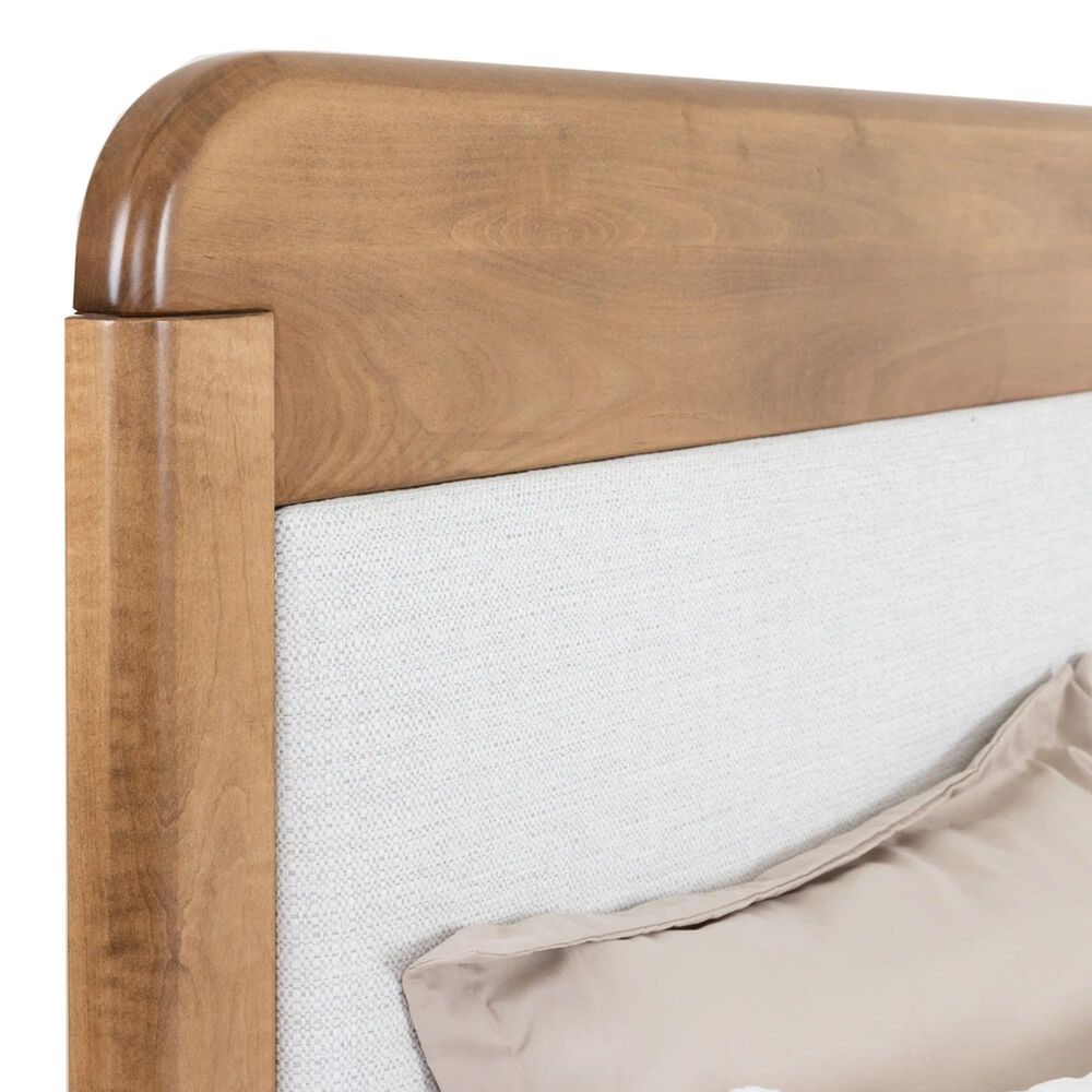 Archbold Furniture Warren 3-Piece King Platform Bedroom Set with Two Nightstands in Harvest, , large