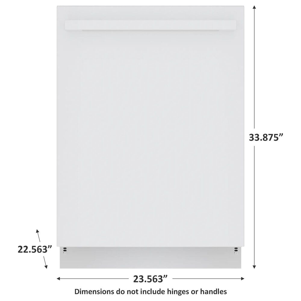 Bosch 100 Series Premium 24&#39;&#39; Built-In Bar Handle Dishwasher with 8 Wash Cycles in White, , large