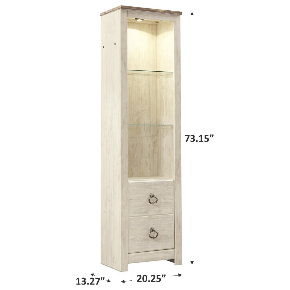 Ashley Willowton Lighted Tall Pier in Whitewash, , large