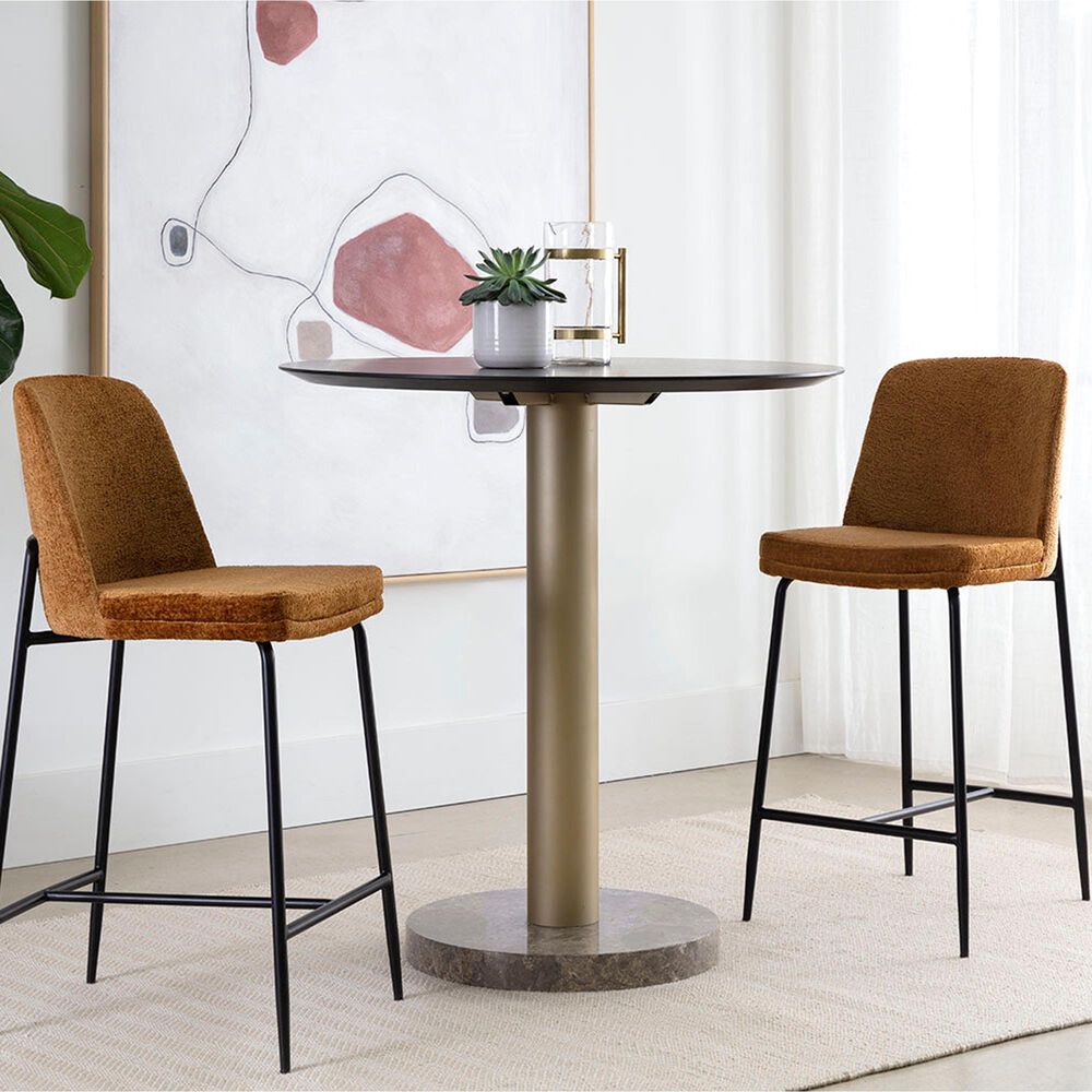 37B Zeke 26&quot; Counter Stool in Matte Black, , large