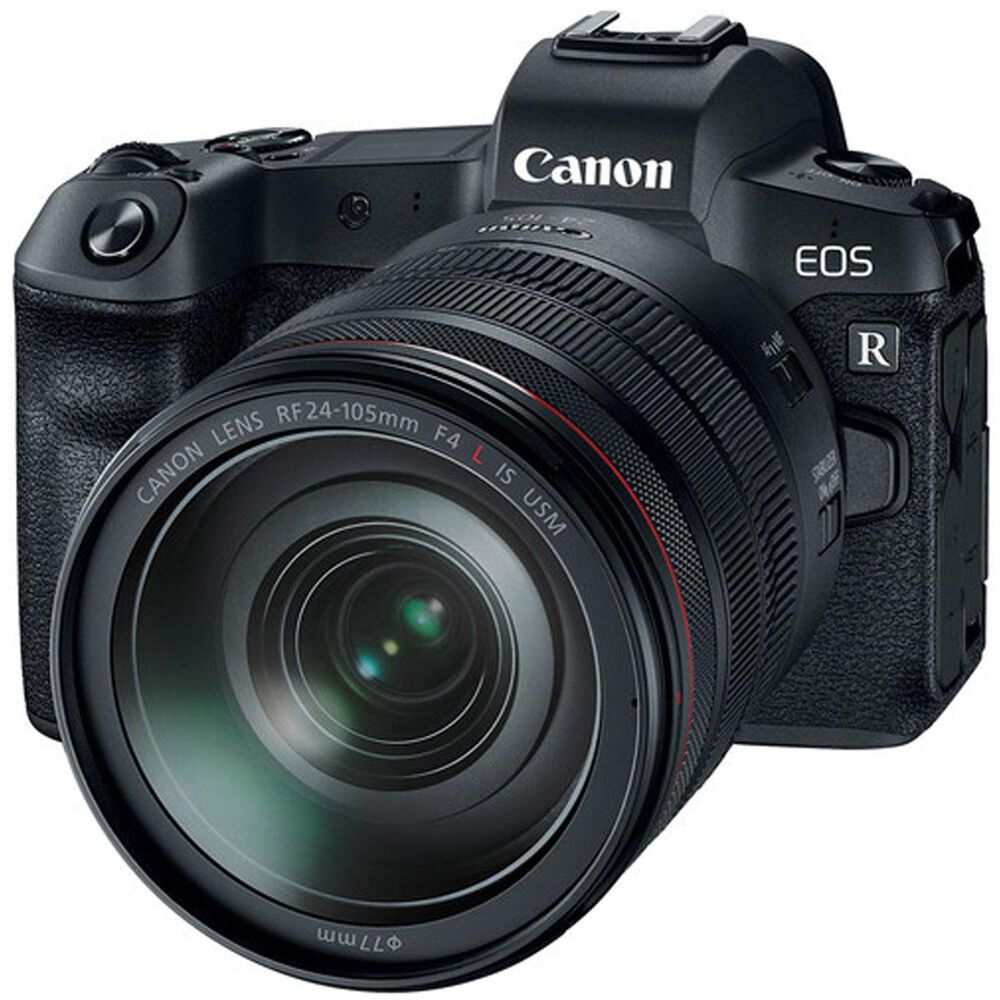 Canon EOS R Mirrorless Camera with RF 24-105mm f/4LIS USM Lens, , large