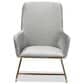 Baxton Studio Sennet Arm Chair in Grey, , large