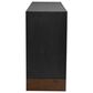 Flexsteel Waterfall 3-Drawer Buffet in Deep Ebony and Dark Brown, , large