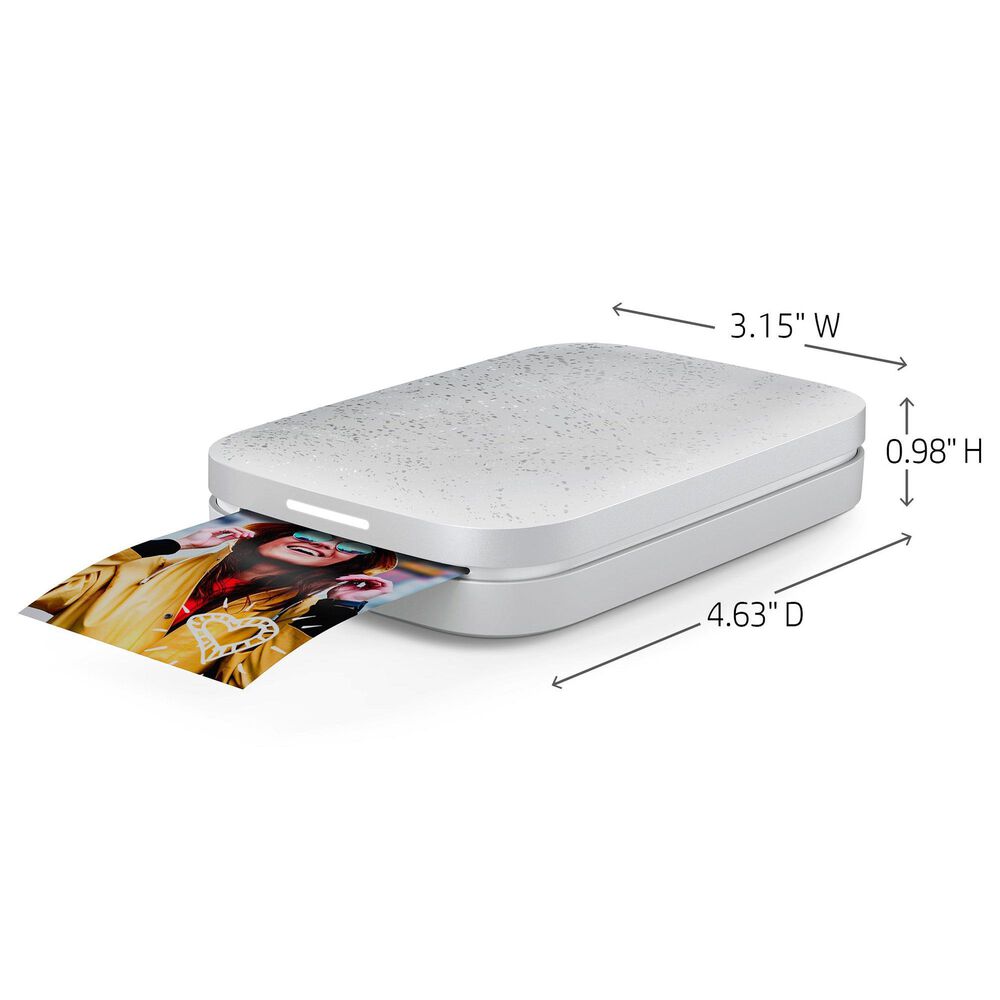 HP Sprocket 2&quot; x 3&quot; Portable Instant Photo Printer in Luna Pearl, , large