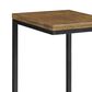 Linon Home Decor Braniff C-Table in Dark Grey and Black, , large