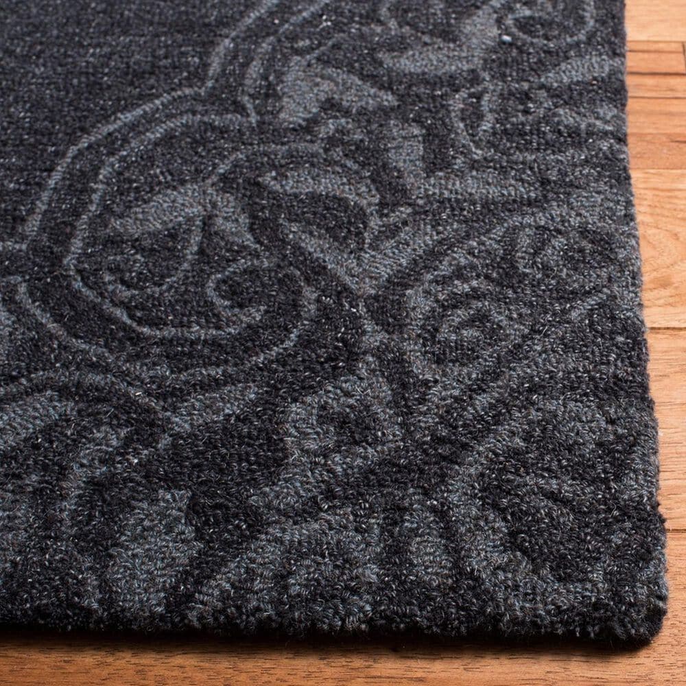 Safavieh Micro-Loop 4&#39; x 6&#39; Charcoal Area Rug, , large