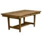 Fleming Furniture Co. Christopher 6-Piece Rectangular Dining Set with Wood and Fabric Side Chairs in Pecan, , large