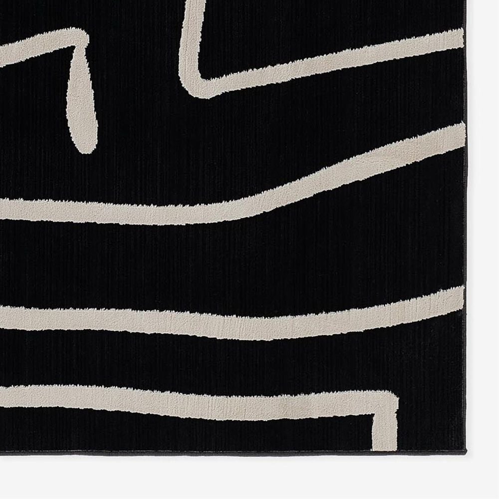 Momeni Noho Abstract 9&#39;3&quot; x 12&#39;6&quot; Black Area Rug, , large