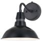 Vaxcel Buena Park 1-Light Outdoor Wall Sconce in Vintage Black and Matte White, , large