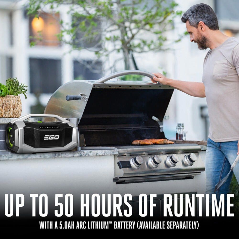 EGO Power+ 180W Bluetooth Speaker with Tool Only in Black and Gray, , large