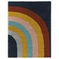 Balta Rugs Amelia Rainbow 5"3" x 7" Navy Blue Kids Area Rug, , large