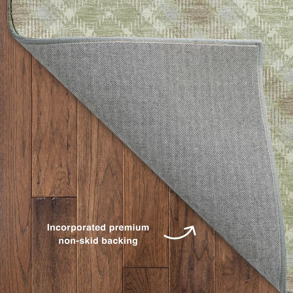 Dalyn Rug Company Soft Essentials Plaid Celery 9' x 12' Indoor/Outdoor Area Rug, , large