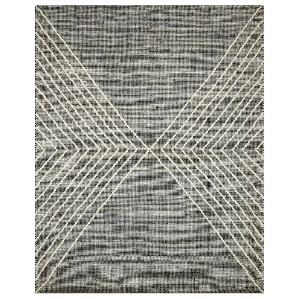 Magnolia Home Cora CRA-02 5" x 7"6" Indigo and White Area Rug, , large