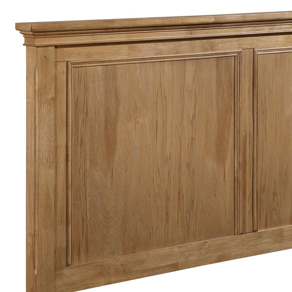 New Heritage Design Sunstone Queen Panel Bed in Honey, , large