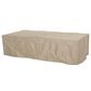 Hearth and Haven Rectangle MgO Concrete Fire Pit in Light Grey, , large