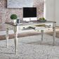 Belle Furnishings Magnolia Manor Writing Desk in Antique White, , large