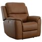Flexsteel Henry 2-Piece Power Reclining Sofa and Recliner in Caramel Brown, , large