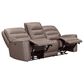 Simeon Collection Lawson Power Reclining Zero Gravity Sofa with Drop Down Table in Sydney Brunette, , large