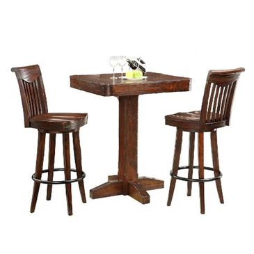 Radius Pub Table with 2 Stools, , large
