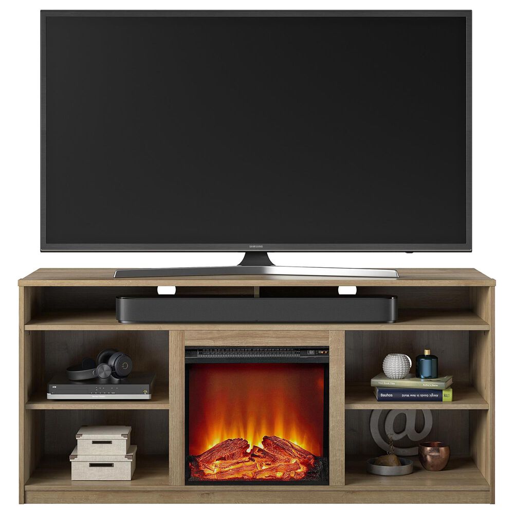 DHP South Haven Fireplace TV Stand in Natural, , large