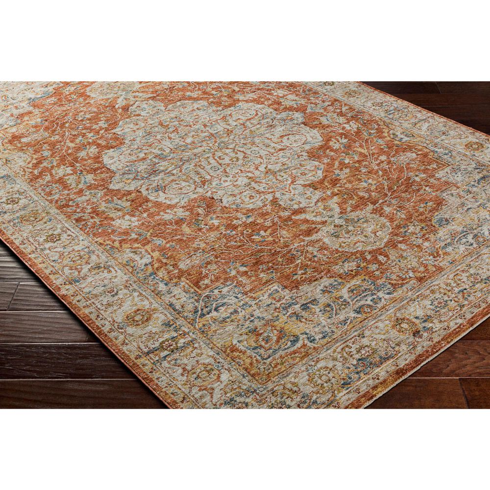 Surya Mona Lisa 10&#39; x 14&#39; Brick Red, Tan, Mustard, Dark Blue, Sage, Burgundy and Olive Area Rug, , large