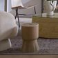 Splendor Living Upland Glass Garden Stool in Taupe, , large