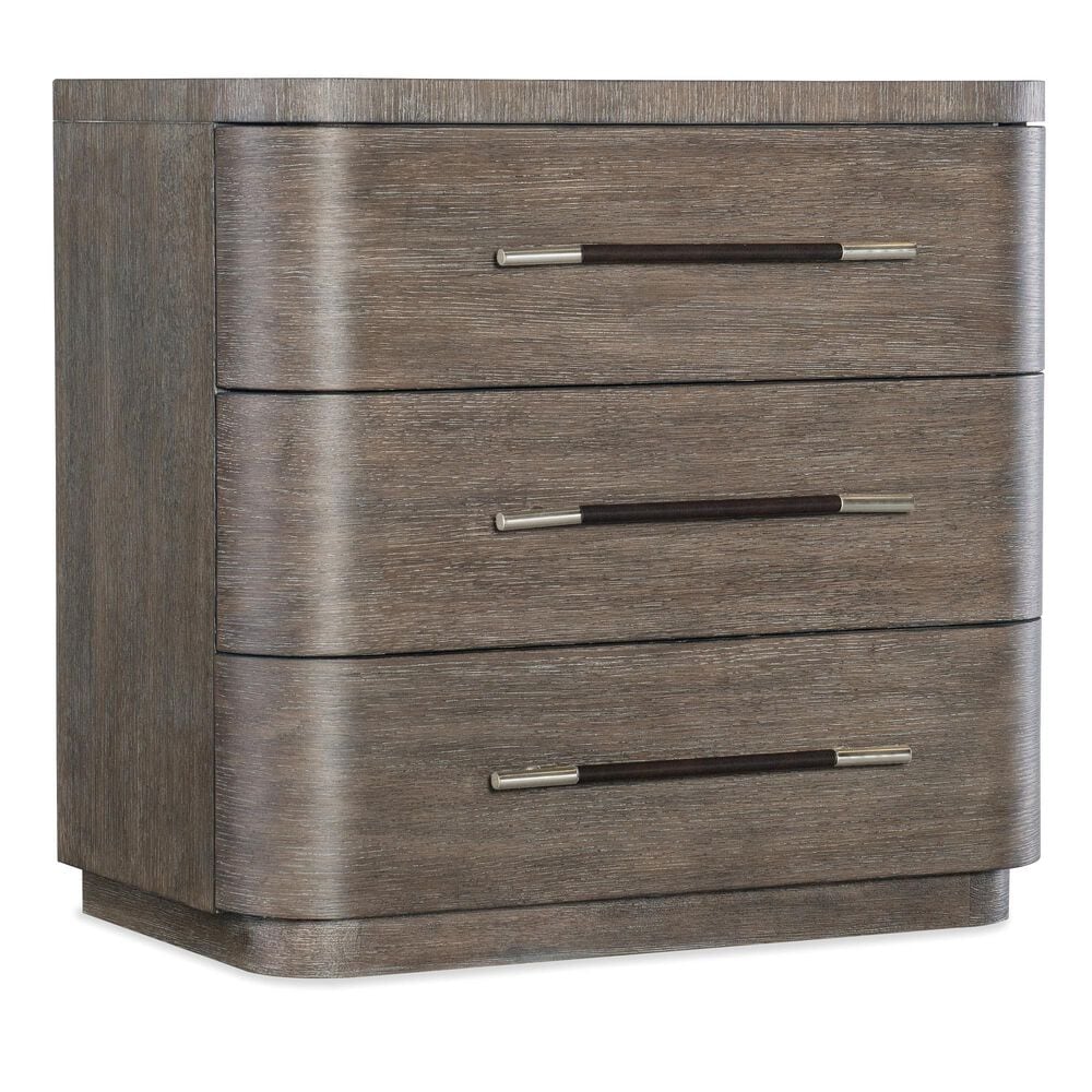 Hooker Furniture Modern Mood King Bed and Two Nightstands in Mink, , large