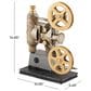 Maple and Jade Camera Film Decorative Sculpture in Weathered Black and Bronze, , large