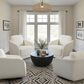 Lifestyle Solutions Lydia Swivel Accent Chair in Cream, , large