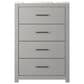 Ashley Cottonburg 4 Drawer Chest in Light Gray and White, , large